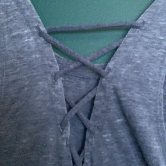 AC/DC muscle tank with tie back - Picture 6 of 6